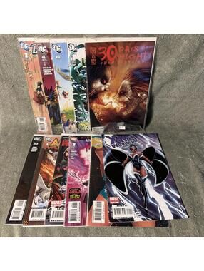 Comic Book Lot Of 11 Comics X-Men, 30 Days Of Night, Batman & Robin, Hulk